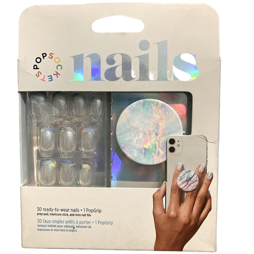 PopSocket + nails - Opal Tip